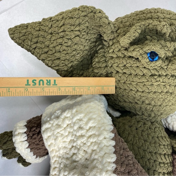 Star Wars YODA Handmade Crochet Thick Yarn Large Plush Stuff Toy; 23 Inch Tall - Picture 16 of 16